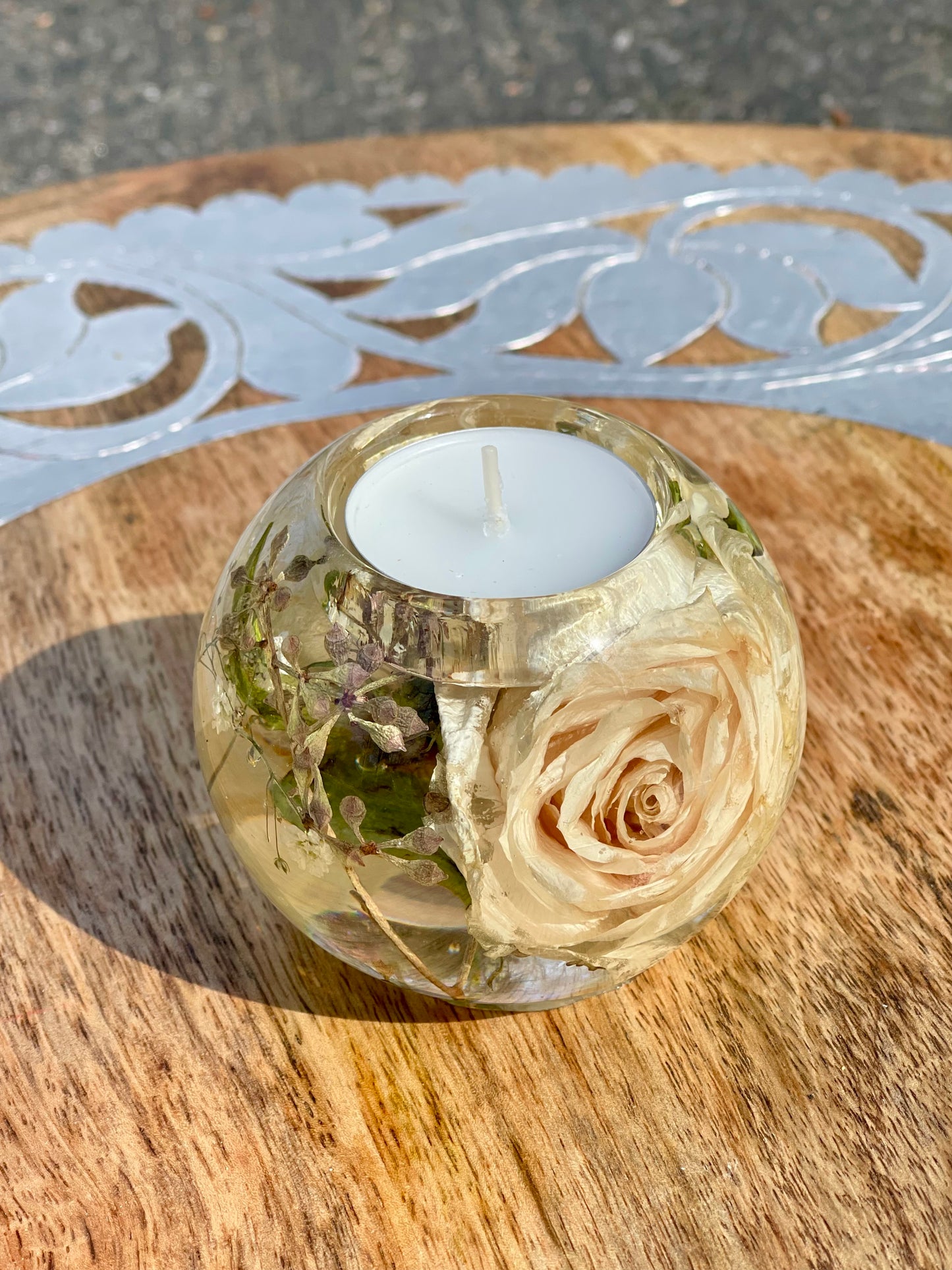 Round Tea Candle Holder