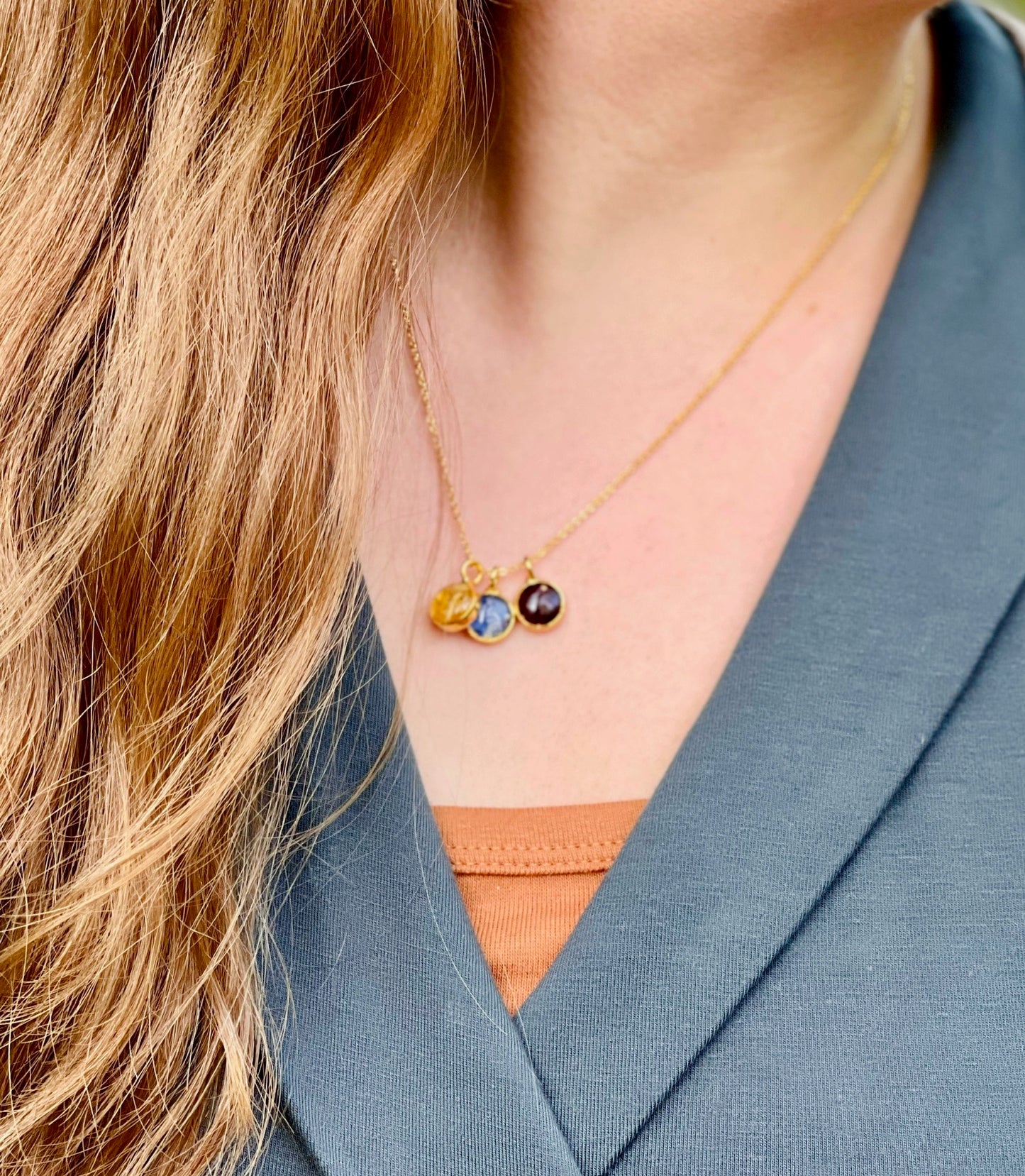 Pre-Order Mother’s Day Flower Birth Stone Necklace