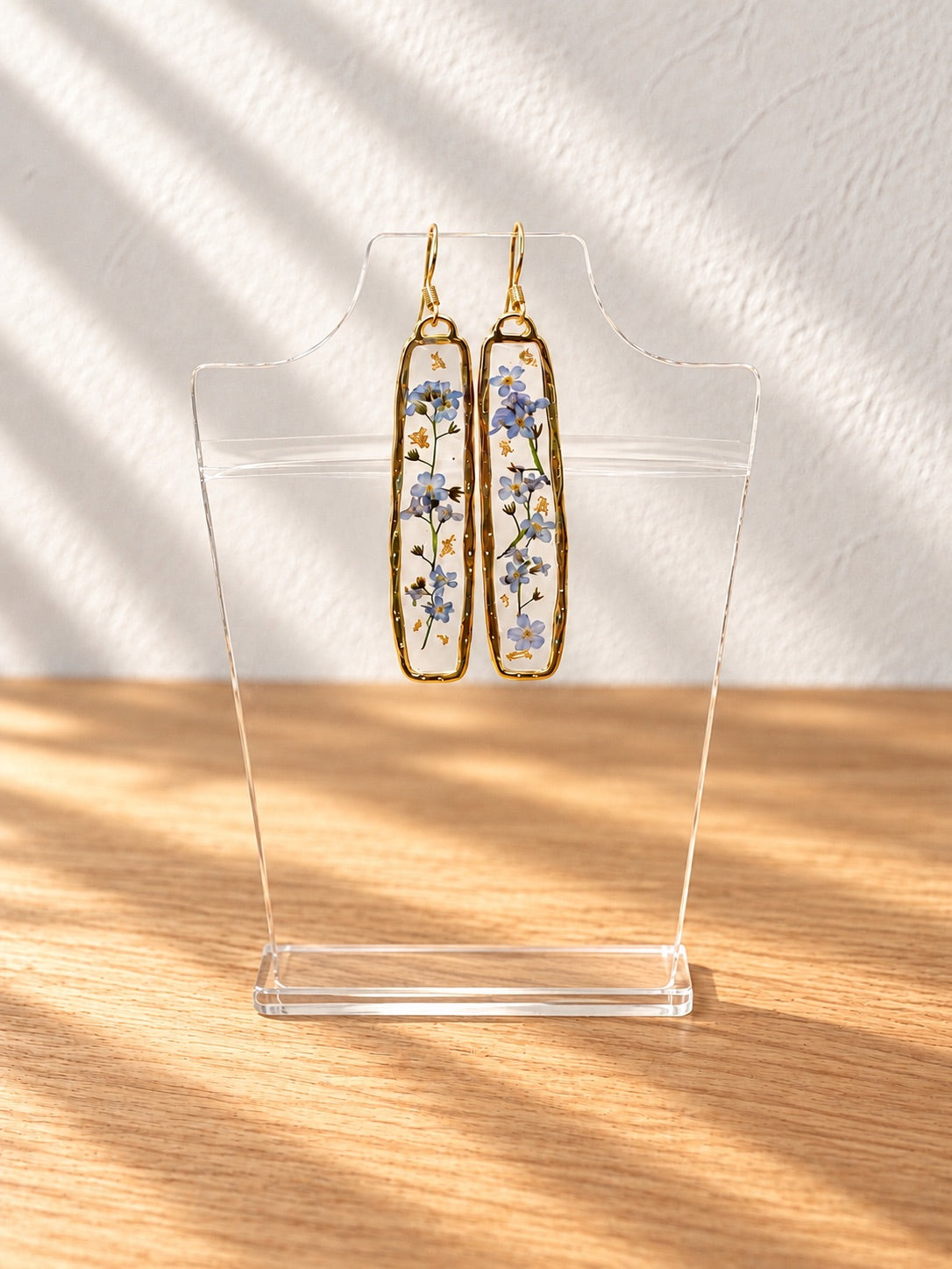 Rectangle Earrings (Gold)