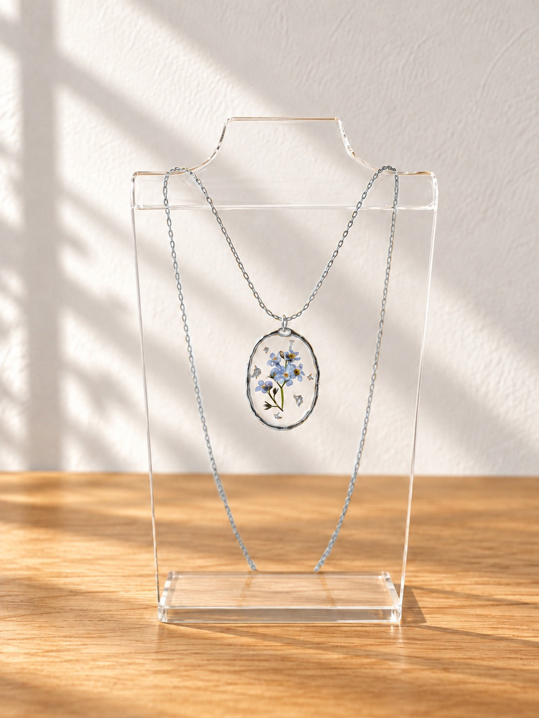 Necklace with Chain (Gold or Silver)