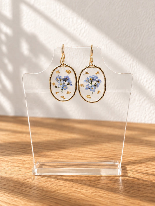 Round Earrings (Gold or Silver)
