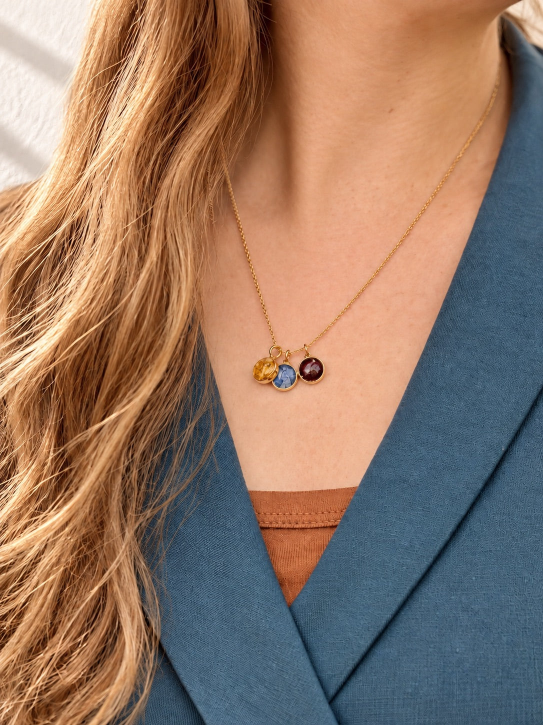 Pre-Order Mother’s Day Flower Birth Stone Necklace