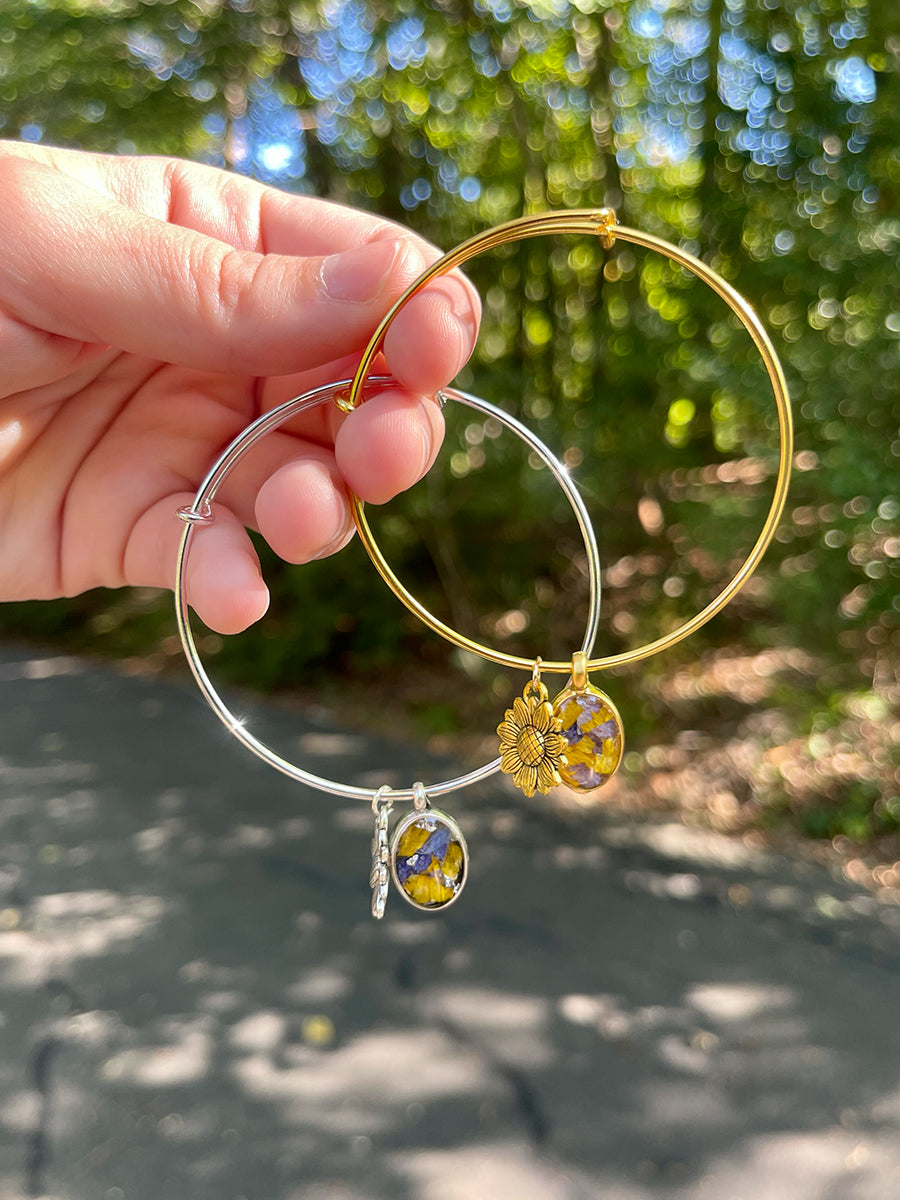 Sunflower Bracelet (Gold or Silver)